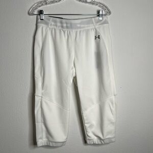 Under Armour Vanish Softball Pants • Fitted Cropped Beltless • Women's Size M